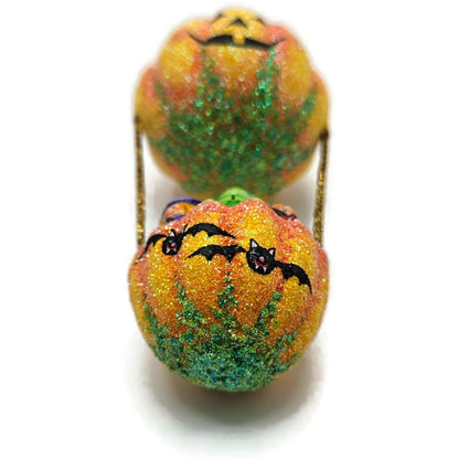 Patricia Breen Sweet Seekers Orange Pumpkin Travel Halloween Tree Ornament
