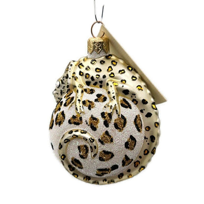 Patricia Breen Chameleon Leopard Animal Prints Christmas Holiday Tree Ornament