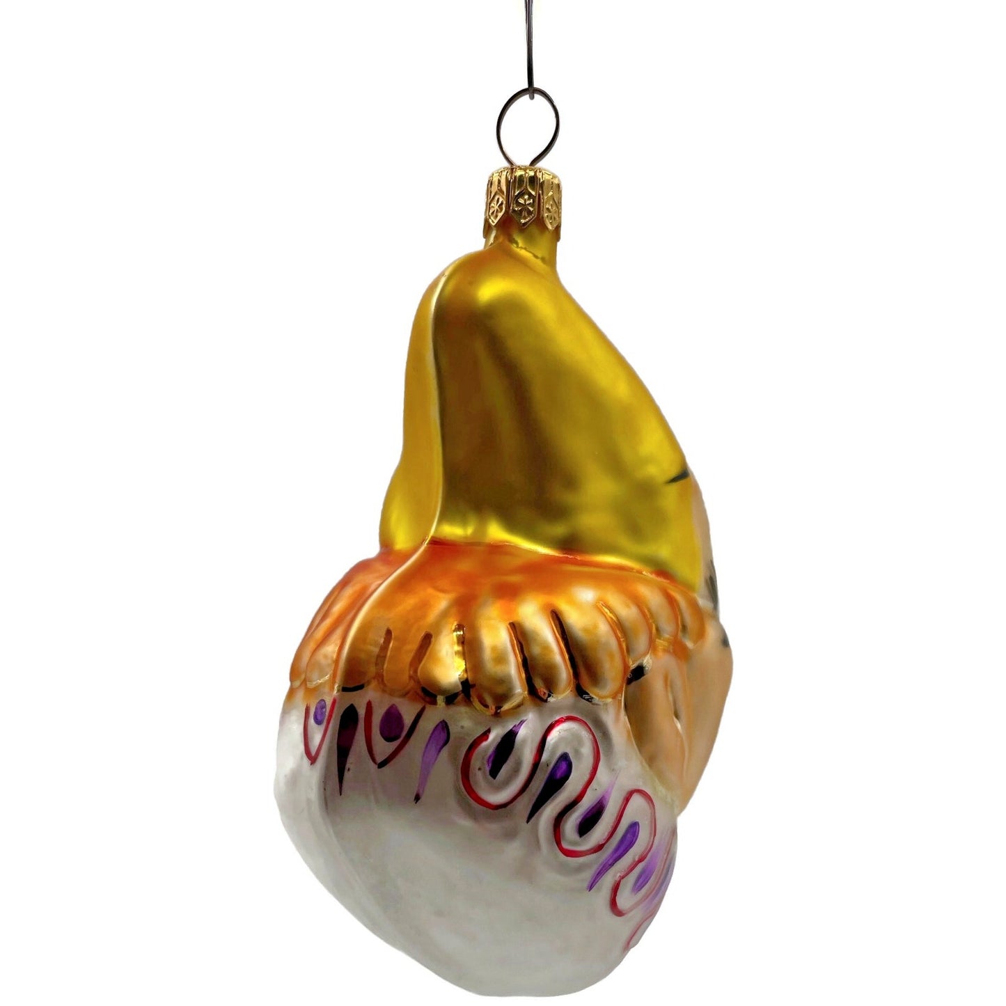 Christopher Radko Ornament Smiley Circus Clown Head Christmas Tree Decor 94-52