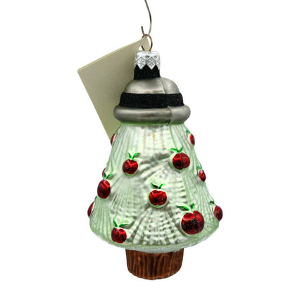 Patricia Breen Renees Tree Black Band Glitter Bottom Christmas Holiday Ornament