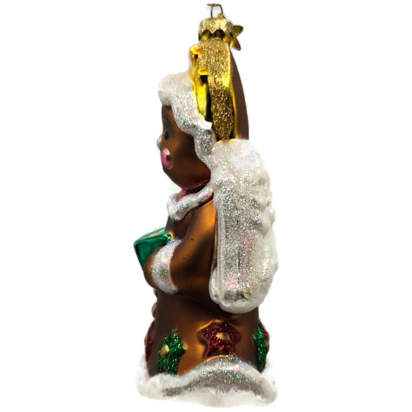 Gingerbread Angel Glass OWC Holiday Christmas Tree Ornament Old World Christmas