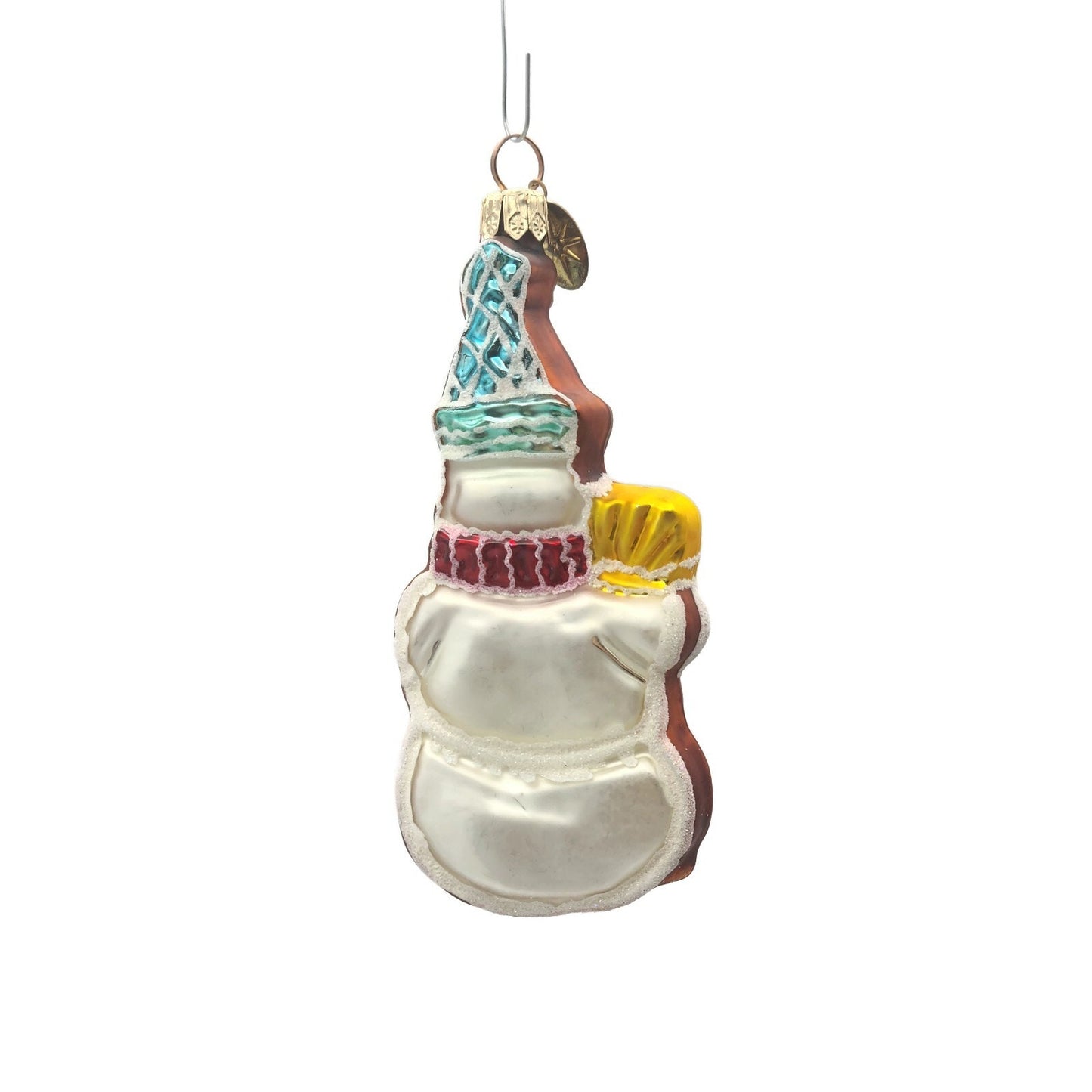 Christopher Radko Cookie Cut Frosty Gem Snowman Christmas Tree Ornament 0107800