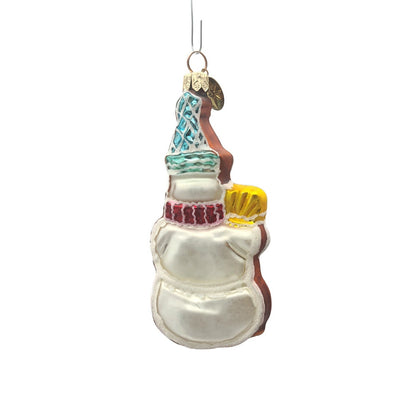 Christopher Radko Cookie Cut Frosty Gem Snowman Christmas Tree Ornament 0107800