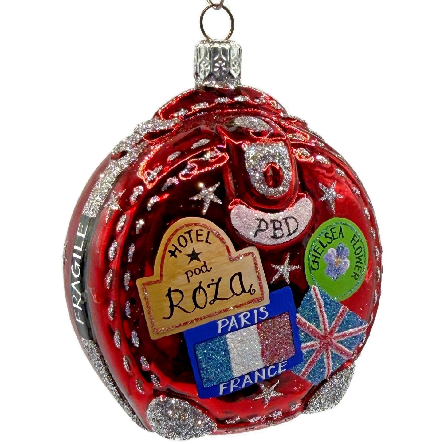 Patricia Breen Journey With Me Red Pawleys Island Stars Christmas Ornament 2113