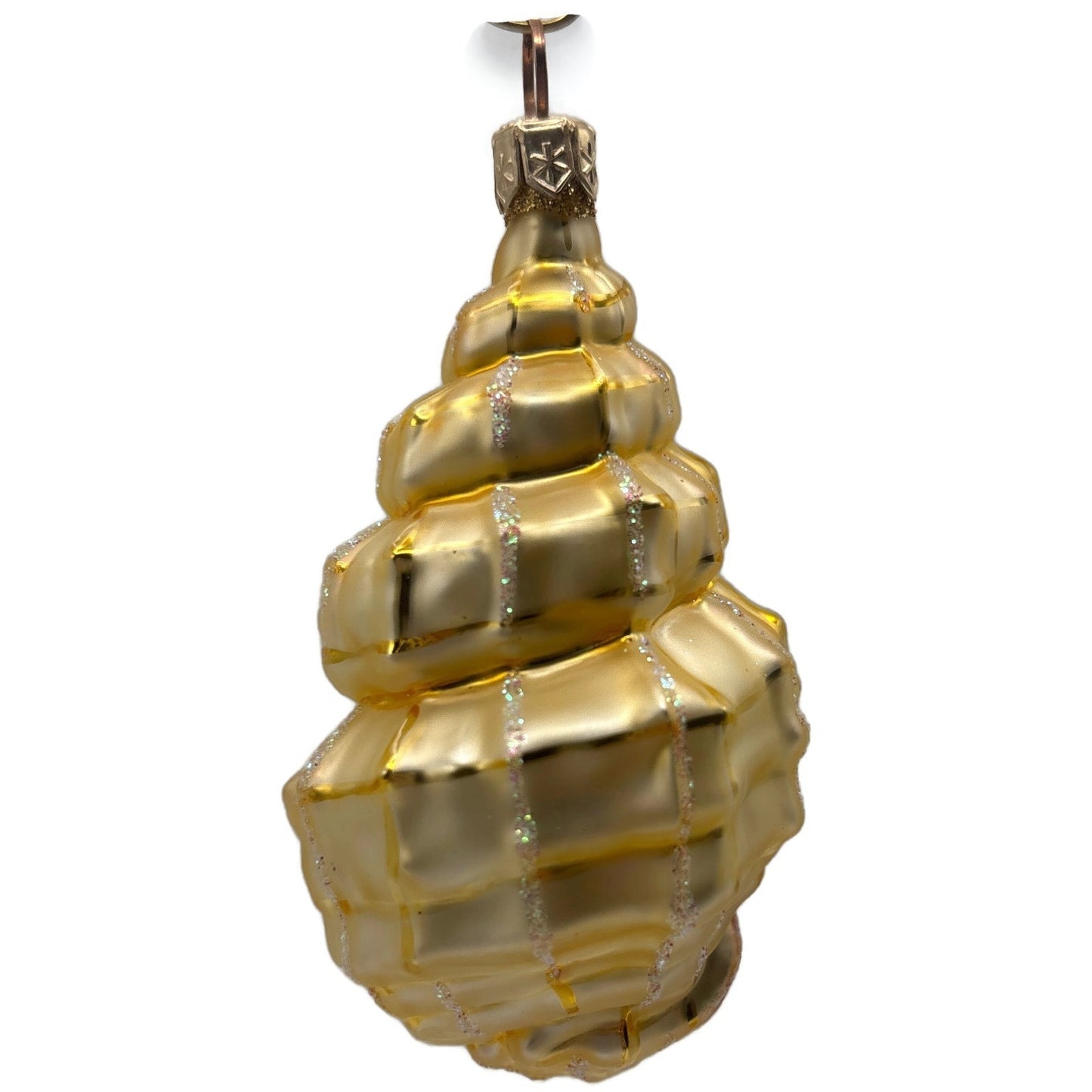 Patricia Breen Eric's Shell Gold Summer Nautical Aquatic Christmas Ornament CATZ