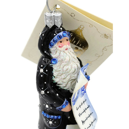 Patricia Breen Ornament Checking it Twice Russian Sojourn Christmas Santa Claus