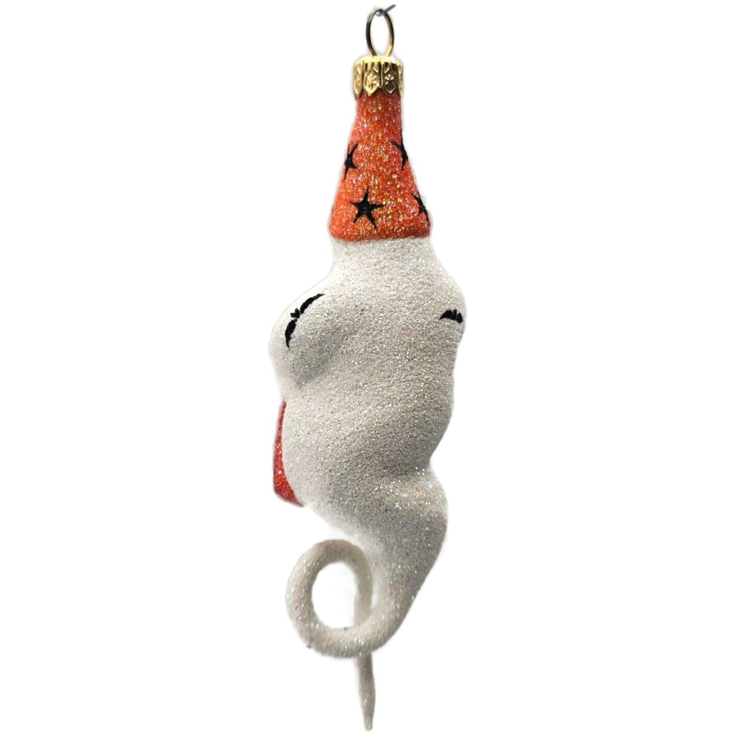 Patricia Breen Halloween Trickster Cyclops Orange Stars Ghost Christmas Ornament