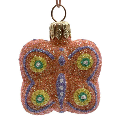 Patricia Breen Butterfly Peach Insect Bug Spring Holiday Christmas Tree Ornament
