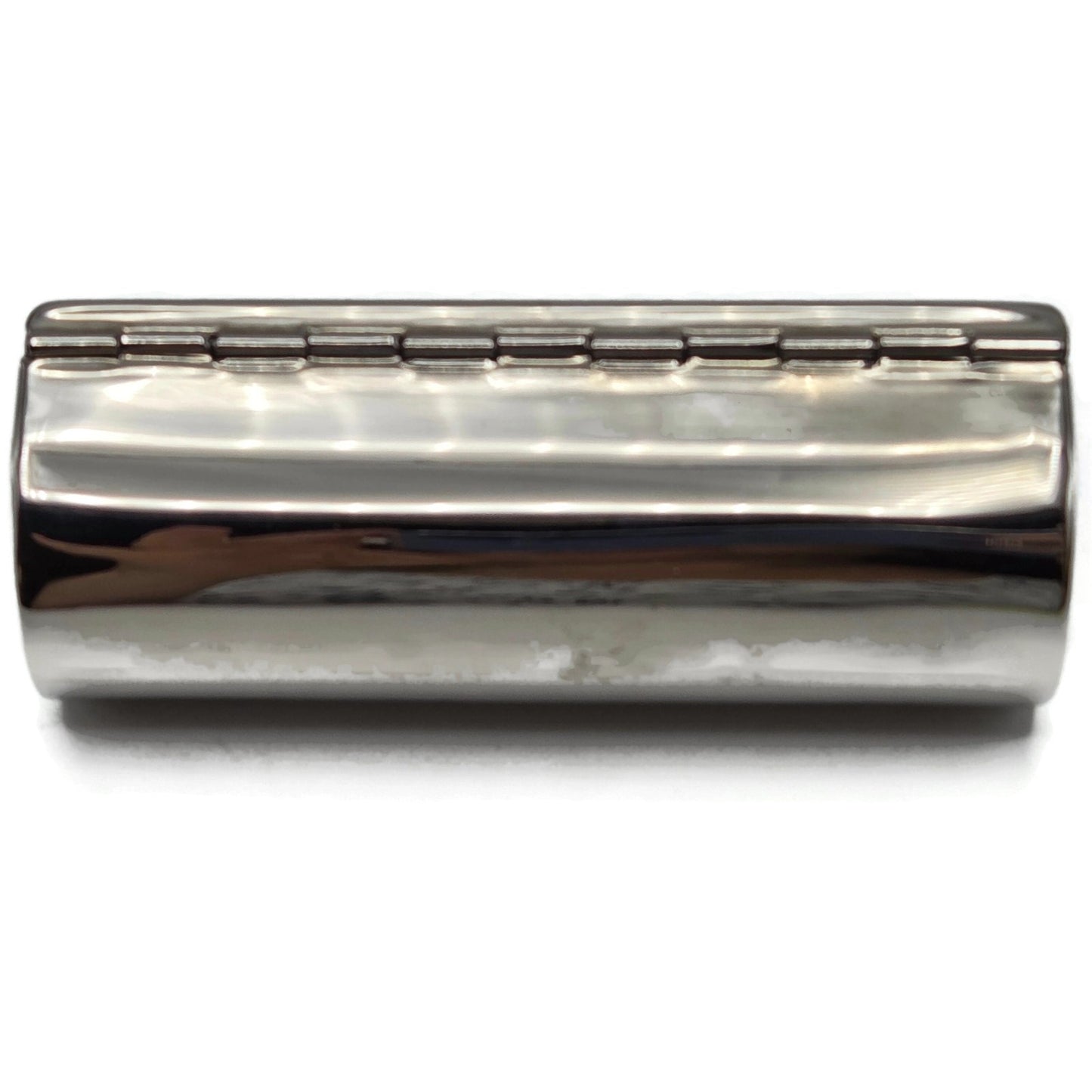 Judith Leiber Lipstick Case Pink Swarovski Crystals Silver Tone with Dust Bag