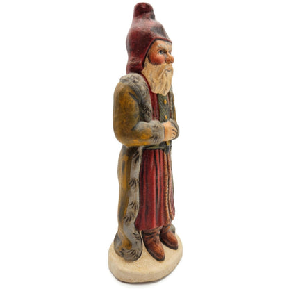Vaillancourt Père Fouettard Cautionary Tale Chalkware Christmas Fok Art Figurine