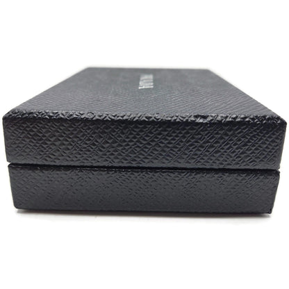 Prada Teddy Bear Keychain Purse Charm Beige Black Saffiano Leather with Crystals