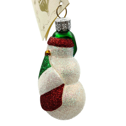 Patricia Breen Miniature Bunker Hill Snowman Italian Flag Patriotic Ornament