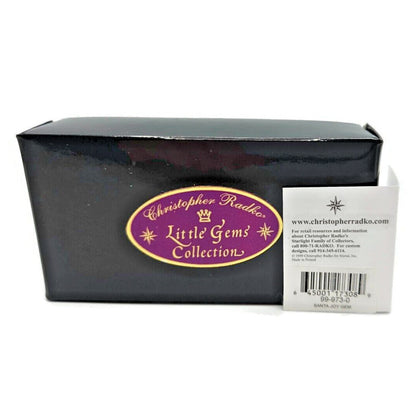 Christopher Radko Santa Joy Gem Gifts Glass Christmas Tree Ornament 99-973-0