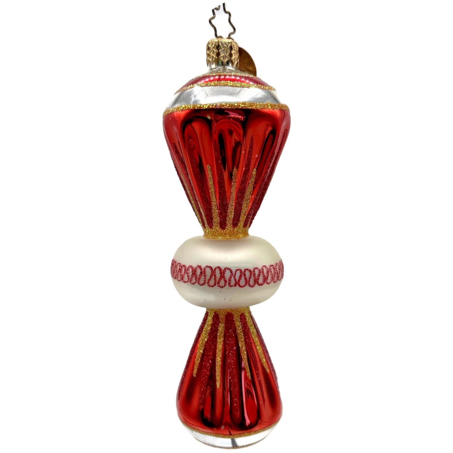 Christopher Radko Fantasia Party Pop Orange Christmas Tree Ornament 1010454