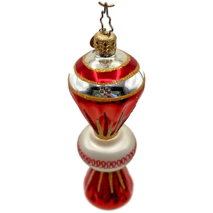 Christopher Radko Fantasia Party Pop Orange Christmas Tree Ornament 1010454