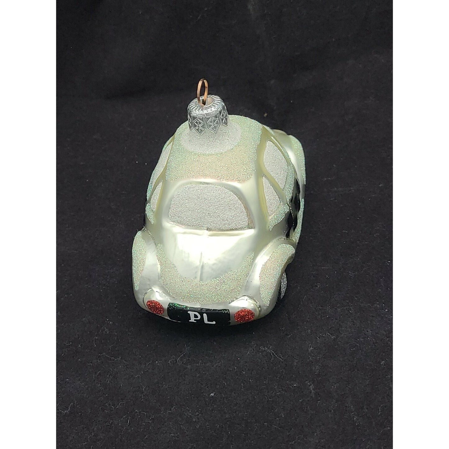 Patricia Breen Little Yellow Taxi Pearl Extra Glitter Christmas Holiday Ornament