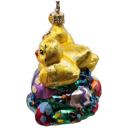 Christopher Radko Petite Peep Trio Gem Easter Christmas Tree Ornament 0106040
