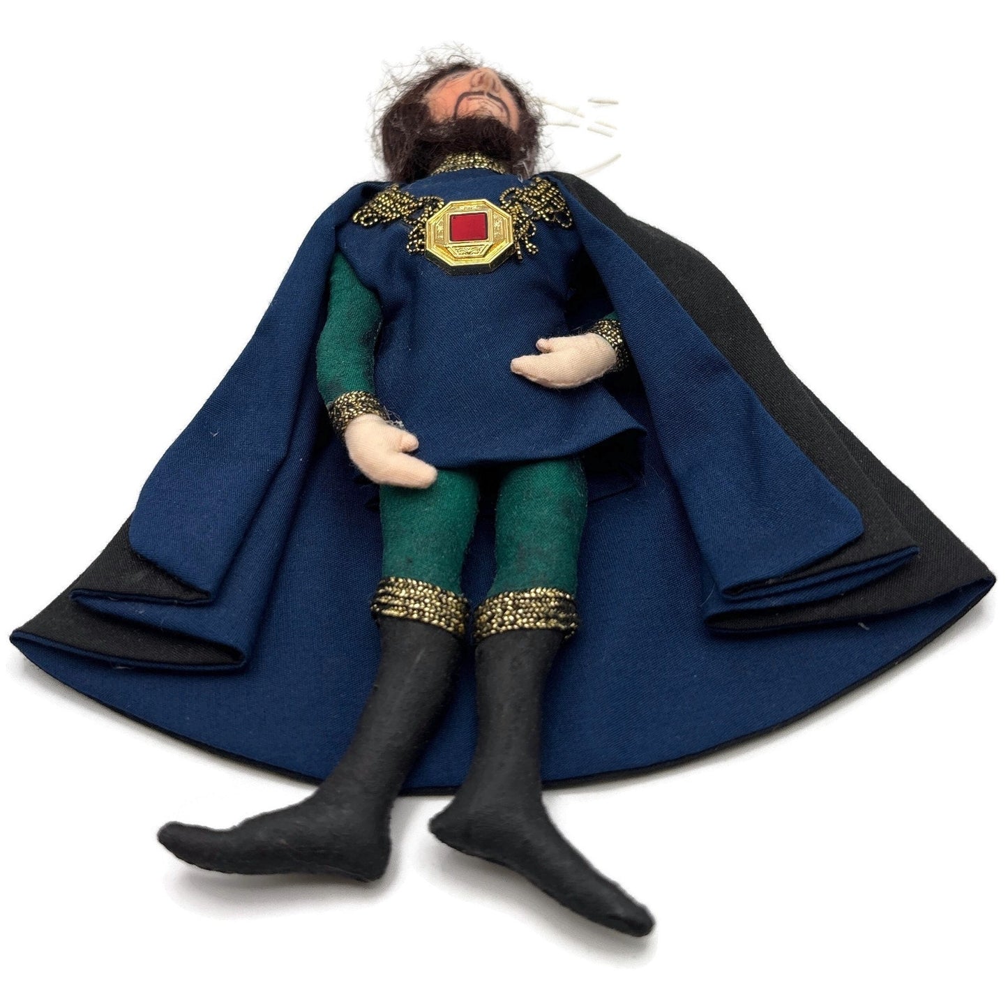 Gladys Boalt Sheriff Of Nottingham Robin Hood Fabric Christmas Ornament Signed
