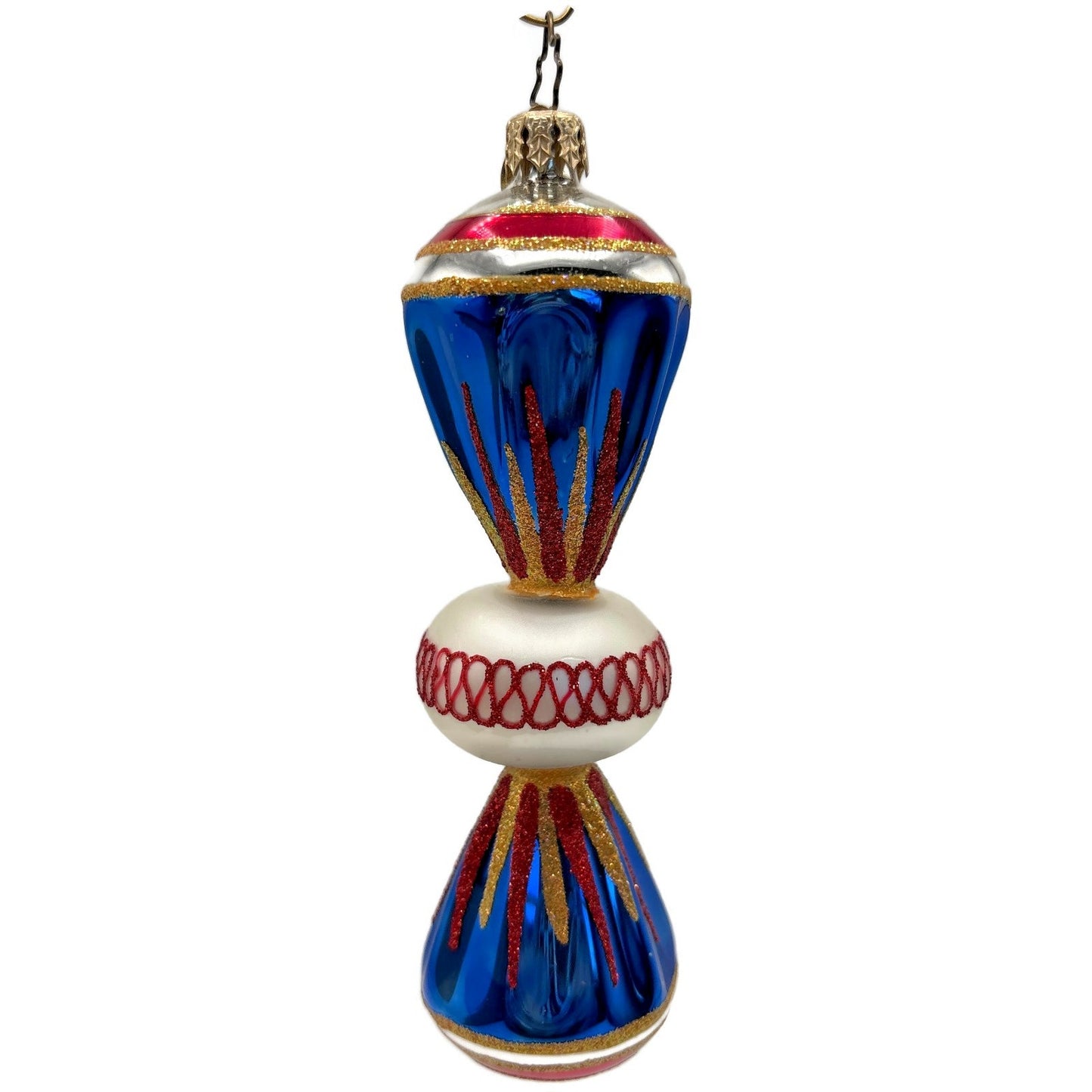 Christopher Radko Fantasia Party Pop Blue Christmas Tree Ornament 1010454