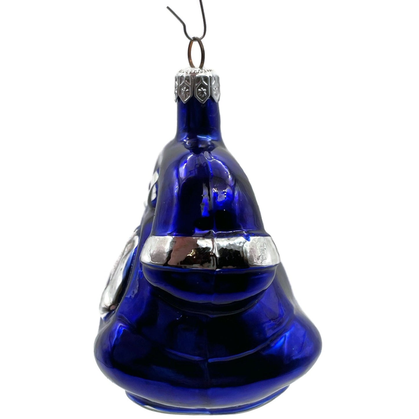 Patricia Breen Fine Phone Cobalt Blue Silver Shiny Christmas Ornament TCS 9439