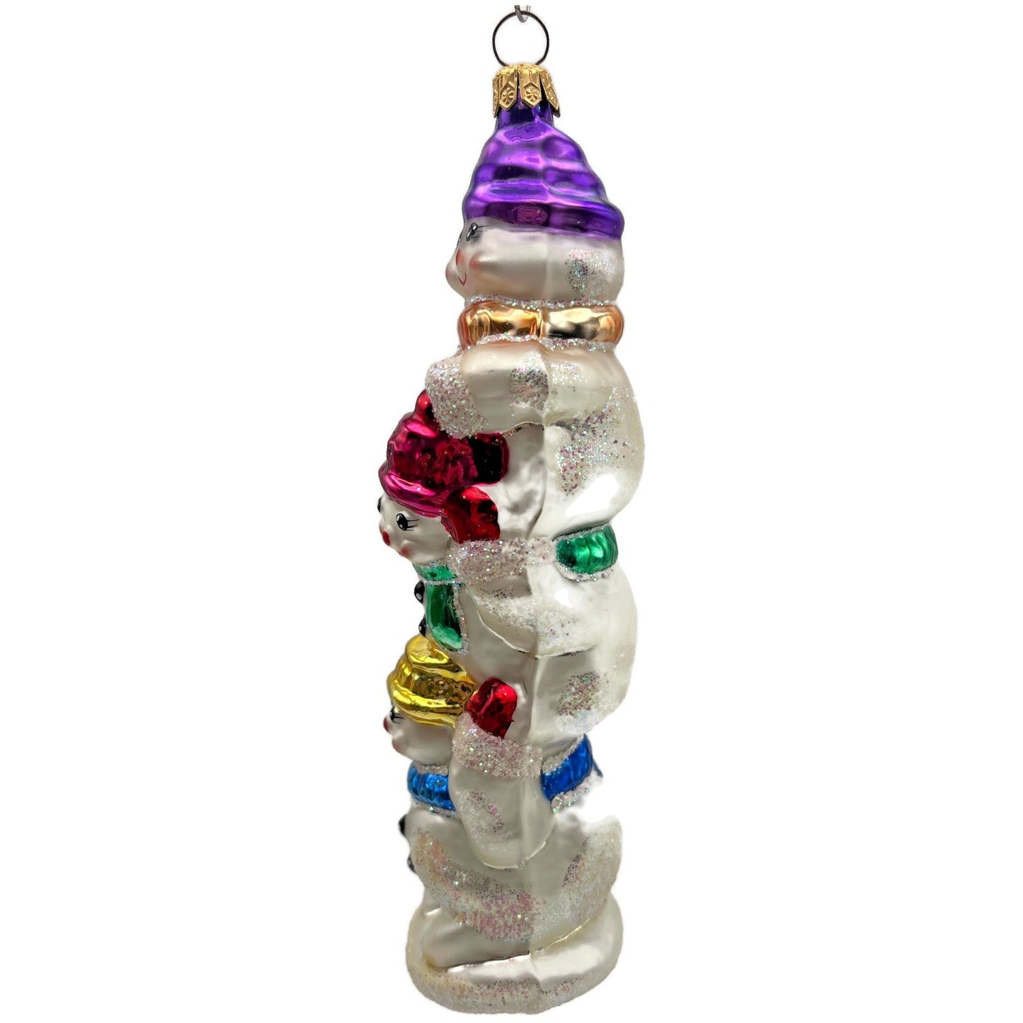 Christopher Radko Snowtem Pole Snowman Christmas Tree Ornament 96-155-0