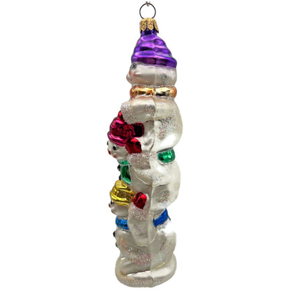 Christopher Radko Snowtem Pole Snowman Christmas Tree Ornament 96-155-0
