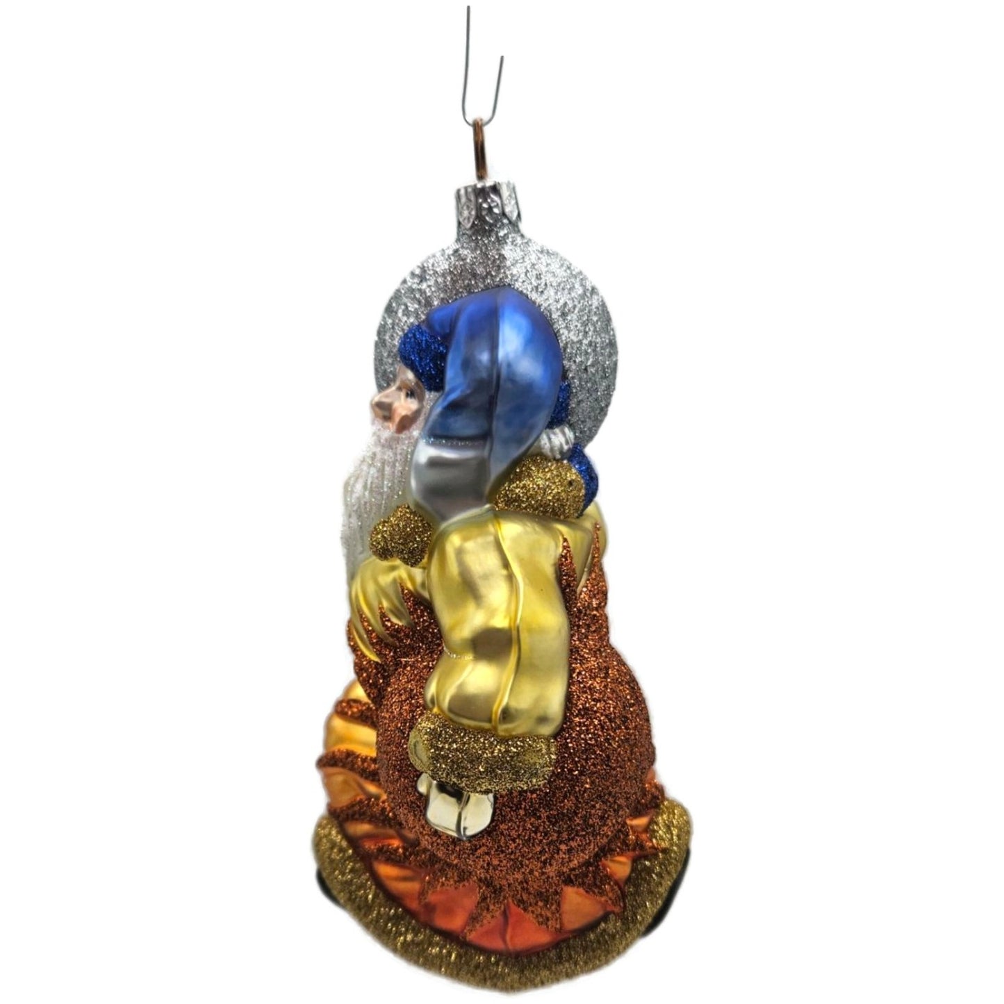 Patricia Breen Planetary Santa Claus Rainbow Sun Celestial Christmas Ornament
