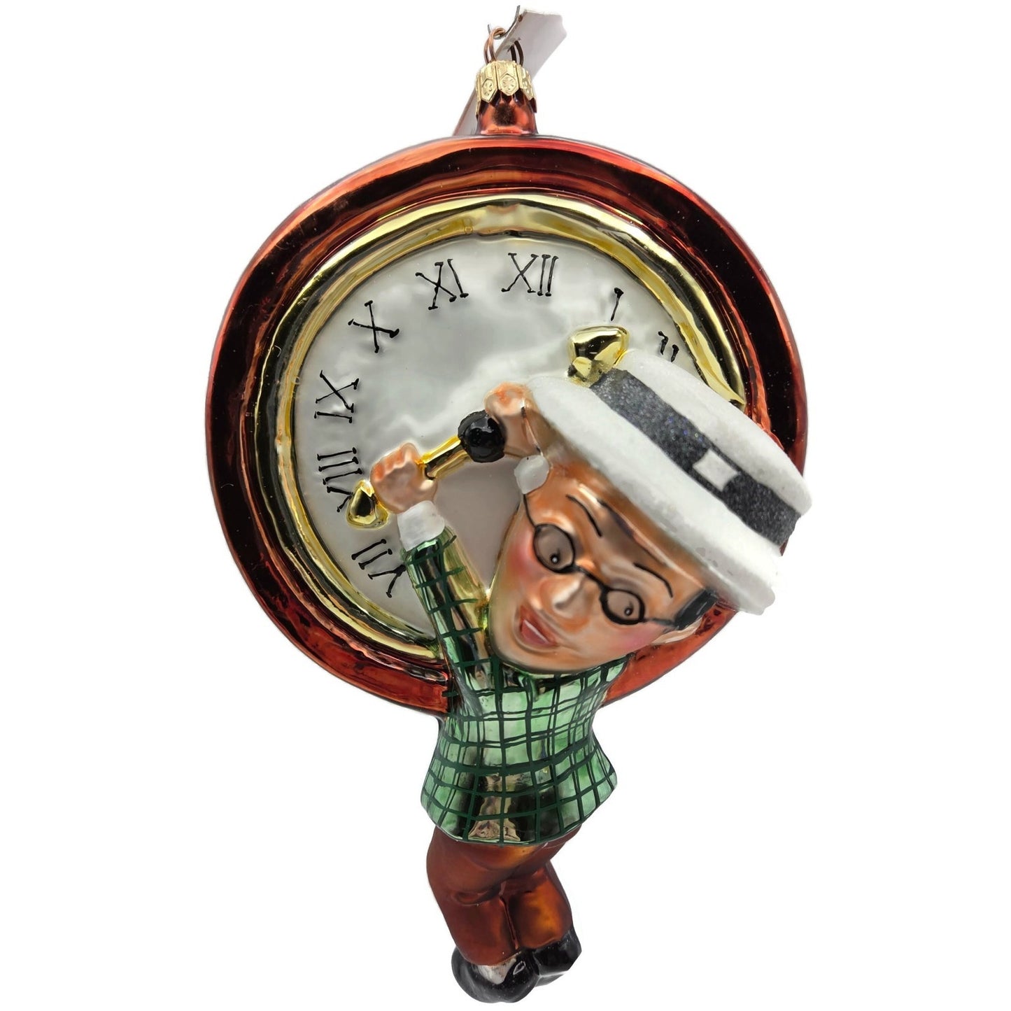 Christopher Radko Millennium Clock Harold Lloyd Trust Christmas Tree Ornament