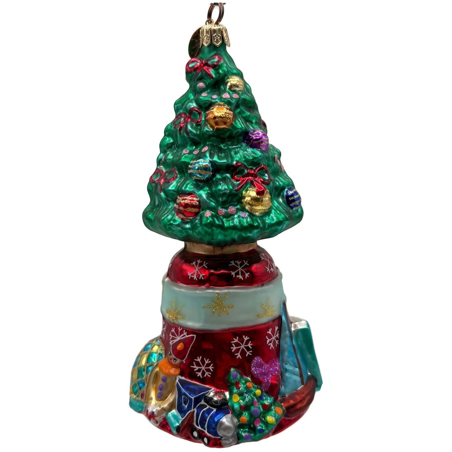 Christopher Radko O'Tannenbell Tree Bell Green Christmas Ornament 00-019-0