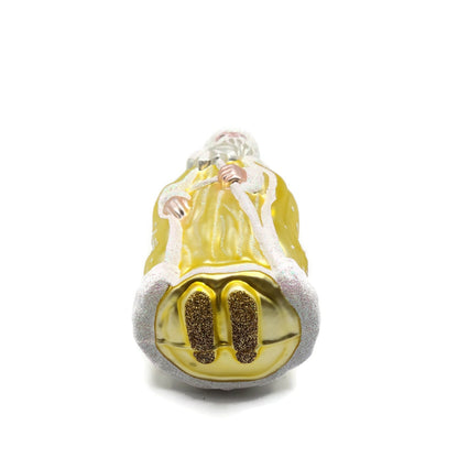 Patricia Breen Santa of the North Citrine Snowflakes Christmas Tree Ornament