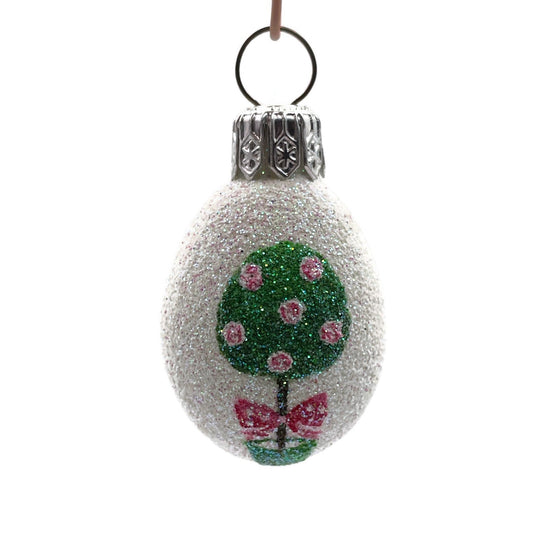 Patricia Breen Miniature Egg Rose Topiary Flower Easter Christmas Tree Ornament