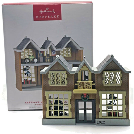 Hallmark Keepsake Korners Bicycle Shop 2022 Tom Best Christmas Tree Ornament