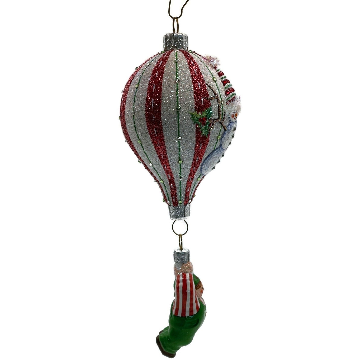 Patricia Breen Ornament Miniature Balloon Boy Snowman Holly Christmas Tree Decor