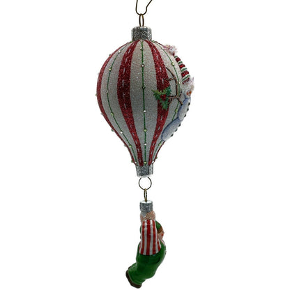 Patricia Breen Ornament Miniature Balloon Boy Snowman Holly Christmas Tree Decor