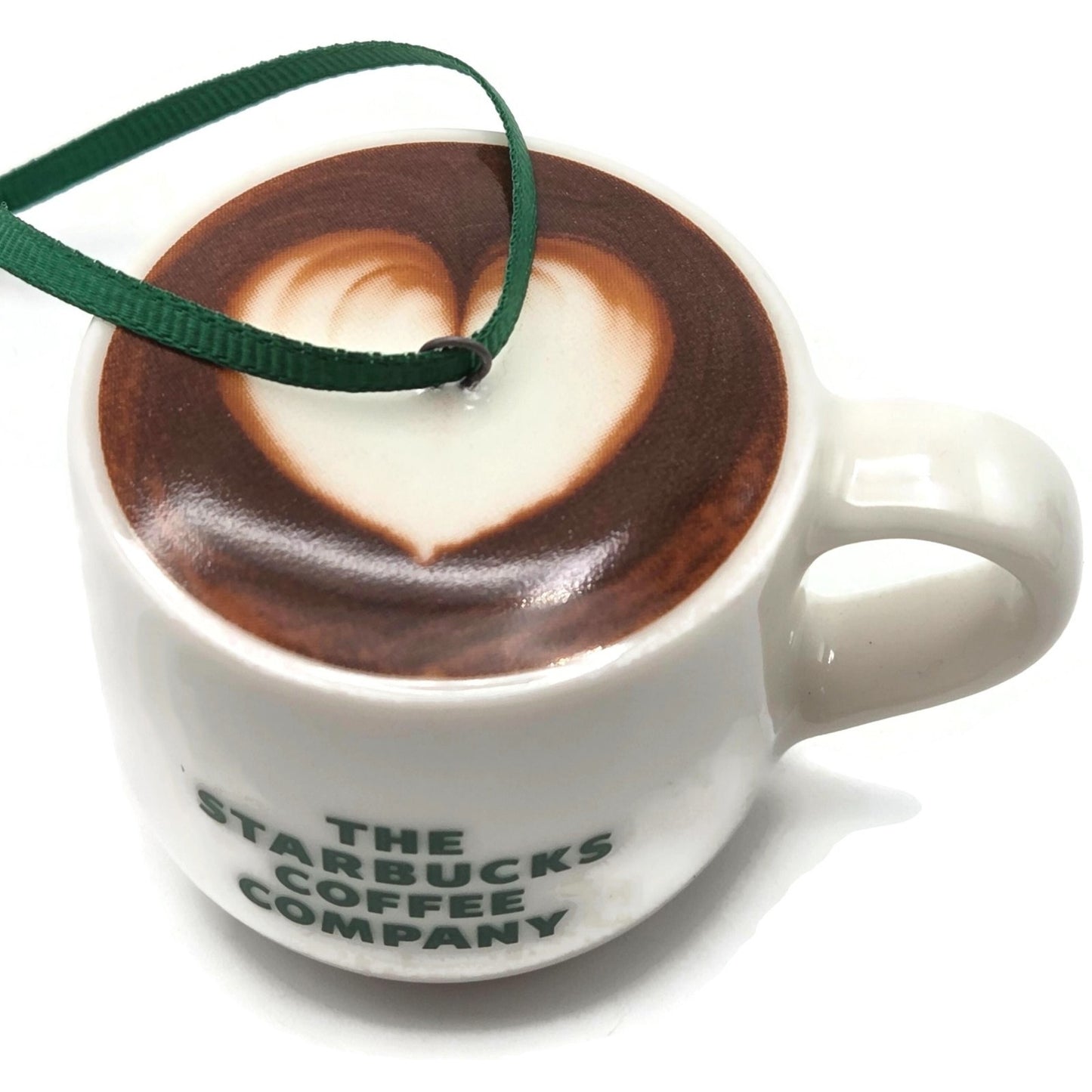 Starbucks Ceramic Mini Cup Coffee Mug Christmas Tree Ornament Heart New 2025