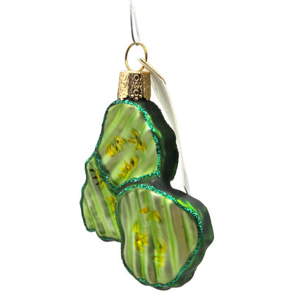 Pickle Chips Ornament: Old World Christmas Green Vegetable OWC
