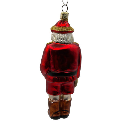 Patricia Breen Safari Santa Red K.B. Guide Book Binoculars Christmas Ornament