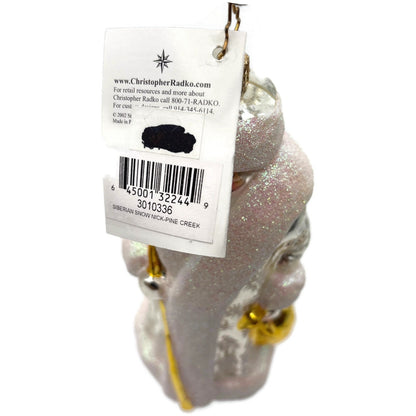 Christopher Radko Siberian Snow Nick-Pine Creek Christmas Ornament 3010336