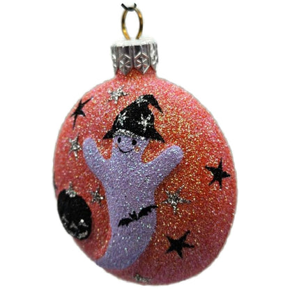 Patricia Breen Halloween Ghostly Medallion Black Pumpkin Star Christmas Ornament