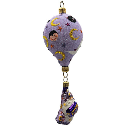 Patricia Breen Santa For Karen Halloween Icons Balloon Moon Stars Ornament Gumps