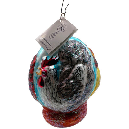 Christopher Radko Three French Hens 12 Days Of Christmas Tree Ornament