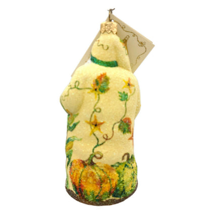 Patricia Breen Sowing Time Gourds Pumpkin Fall Santa Claus Christmas Ornament