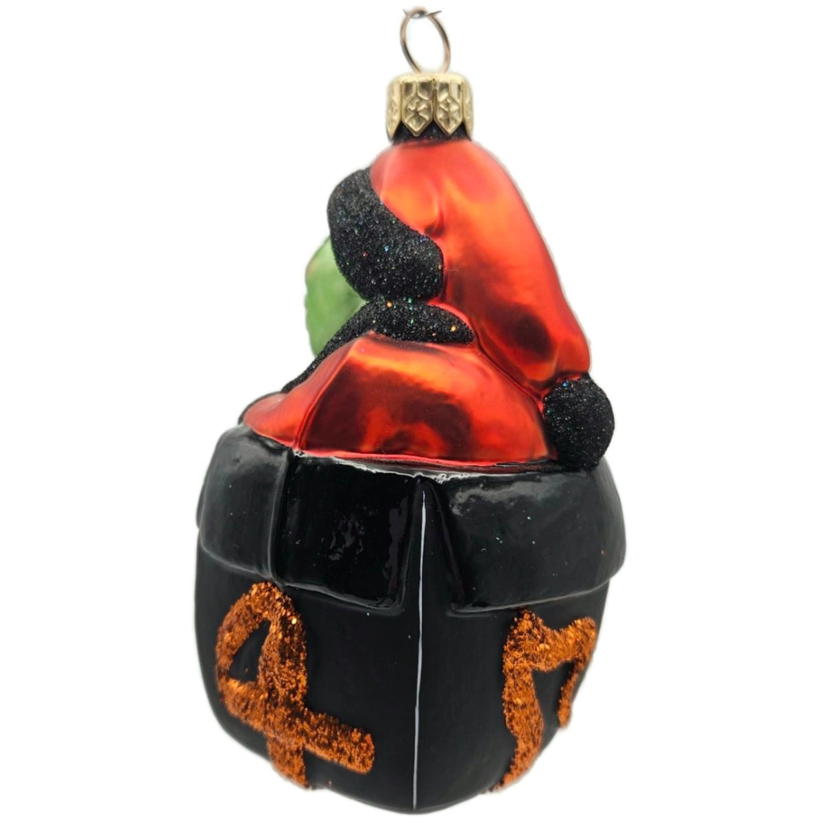 Patricia Breen MMMonster Present Black Orange Halloween Christmas Ornament 9920