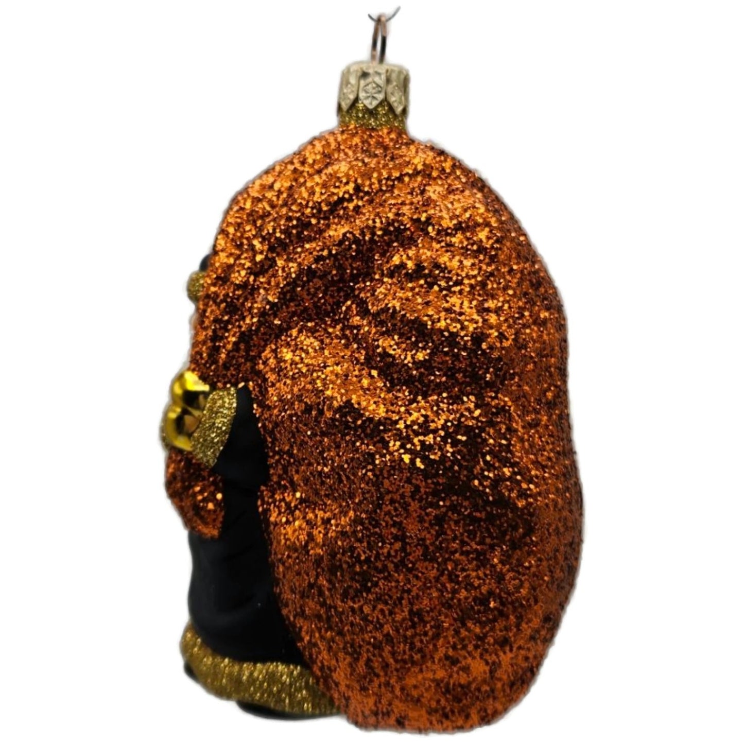 Patricia Breen Advent Santa Halloween Pumpkin Orange Black Christmas Ornament