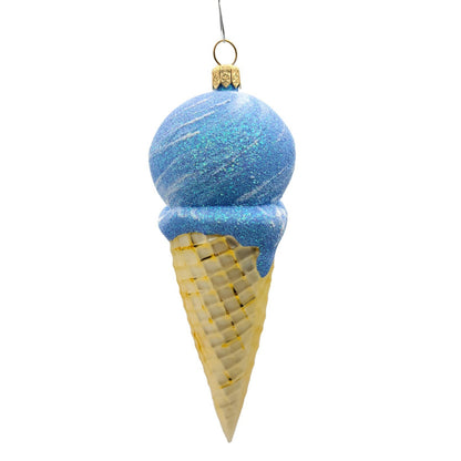 Patricia Breen Snow Cone Blue Moon Face Summer Nautical Holdiay Tree Ornament