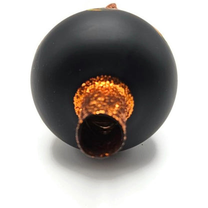 Patricia Breen Miniature Halloween Finial Black Orange Jack-o-Lantern Topper