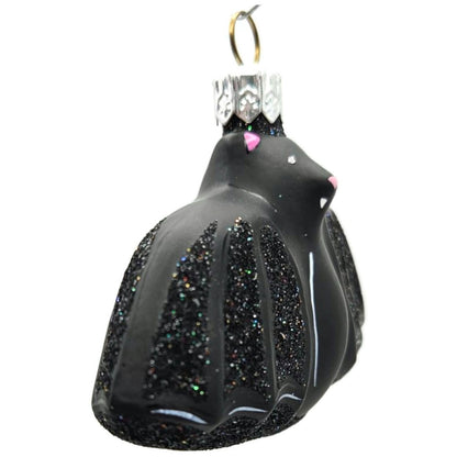 Patricia Breen Henry The Bat Black Glass Halloween Christmas Tree Ornament 2323