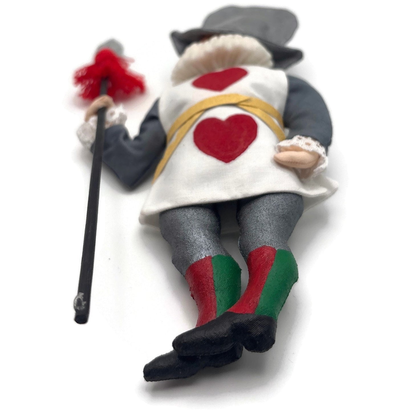 Gladys Boalt Palace Guard Alice in Wonderland Fabric Christmas Ornament Signed