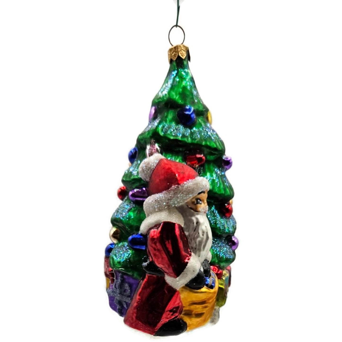 Christopher Radko Last Stop Santa Claus Toy Train Christmas Tree Ornament