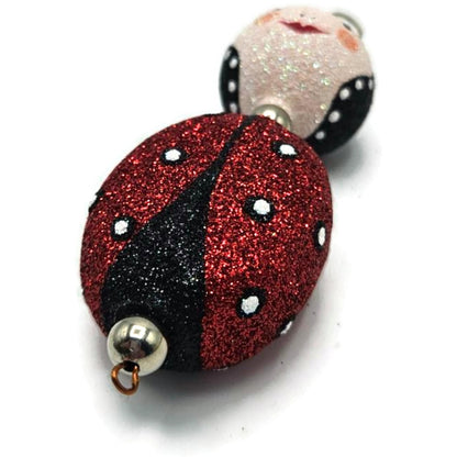 Patricia Breen Kinley Kinetics Lady Connie Bug Red Spring Christmas Ornament